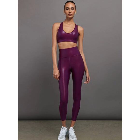 (S) NWT $88 CARBON38 Action Bra 2.0 in Takara Shine Pickled Beet Purple - Picture 5 of 9